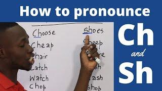 Part 1,Siw paka pwononse angle, nou pa responsab.Pronounce Ch and Sh in English/Pronunciation course