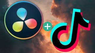 3 ESSENTIAL TIKTOK Tips for DAVINCI RESOLVE - Vertical timeline, TIKTOK Text & Render Settings