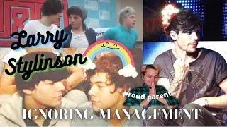 LARRY completely ignoring management *proud parent*