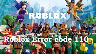 Roblox Error code 110