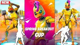 Webster Skin Fortnite (Spring Breakout Cup Reward) doing all Built-In Emotes!..