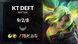 KT Deft Zeri vs Xayah BOTTOM - KR CHALLENGER Patch 14.15