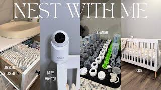 NEST W/ ME FTM🩵: SANITIZING +BABY LAUNDRY + ORGANIZING BOTTLE STATION + MORE ft.JARTOO| AKEIRA JANEE