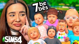 o desafio dos 7 BEBÊS ficou MUITO mais FÁCIL!  | The Sims 4