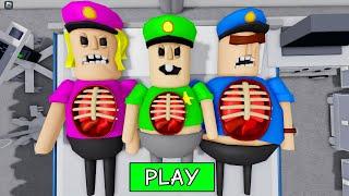 HOSPITAL MODE | POLICE FAMILY ESCAPE! SCARY OBBY #roblox #obby