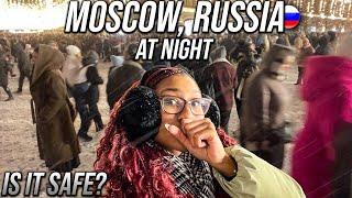 Is MOSCOW, RUSSIA Safe for a Black girl at Night? // WALKING AT NIGHT