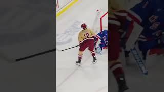 James Hagens Looks AI Generated On The Ice.. #hockey #ncaahockey #shorts