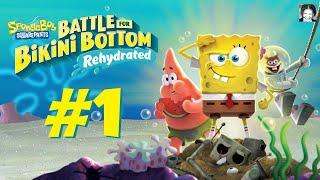 SpongeBob SquarePants: Battle for Bikini Bottom #1 Победил  КОРОЛЯ МЕДУЗ!