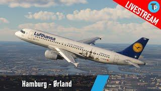 Flight Simulator 2020 | Hamburg - Ørland (EDDH - ENOL) | Airbus A320 | Lufthansa