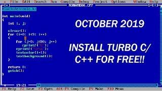 How To Install Turbo C/C++ in Windows 10 [UPDATED OCTOBER 2019] - Installation Tutorials #1