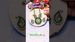 DAY 33/100 DAYS CHALLENGE/Laddugopal jewelry diy #radhakrishna#jewelrymaking#janmastami#ytshorts