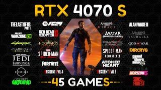 RTX 4070 Super : Test In 45 Games (1440P)