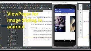 Image slider using viewpager in android,image view design slider in android|Android share