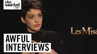 Anne Hathaway Apologizes to Journalist After “Awful” Interview | The Social