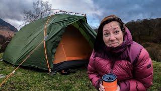 Winter camping with Jo ️ in our new tent