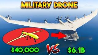GTA 5 ONLINE : CHEAP VS EXPENSIVE (WHICH IS BEST MILITARY DRONE?)