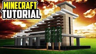 Minecraft Tutorial: How To Build a MODERN HOUSE | Mansion Tutorial [ How To Make ] 2016