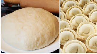 Շատ համեղ Պիլմենիի խմոր Тесто для пельменей How to Make Dumpling Dough