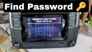 Find Volkswagen password  | Unlock Volkswagen password | How to find VW password