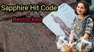 Sapphire Eid Lawn Shoping Haul| Hania Amir Hit Code availble. #sapphire #lawn