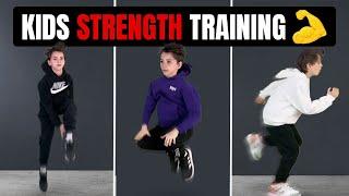 Kids FULL BODY Workout (Best Kids Exercises For Strength Training)