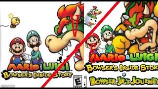 Mario and Luigi Bowser’s Inside Story Trailer Comparison (DS vs 3DS)