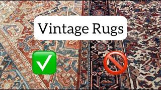 Vintage Rugs in Chicago | Distressed Rugs & Overdyed Rugs #vintagerugs #interiordesign