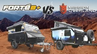 Best Lightweight Off-Road Teardrop travel trailer Camper? | MDC Forte 9 vs. Mission Overland Summit