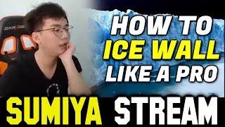 How to Ice Wall Like a "Pro" Try Hard Game | Sumiya Invoker Stream Moment #1082