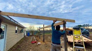 Lean-to Build on my house. (2)