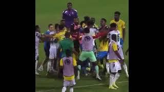 Benjamin tetteh Red Card vs Gabon