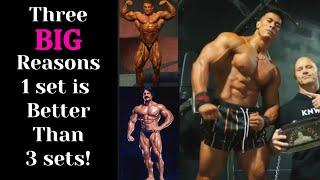 Three BIG Reasons 1 set is Better Than 3 sets!