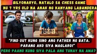 BILYONARYO, NATALO SA CHESS GAME NG 7 YRS OLD NA ANAK NG KANYANG LABANDERA, "FIND OUT KUNG SINO ANG