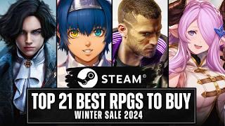 DON'T MISS THESE MASSIVE DISCOUNTS! Top 21 RPGs To Buy in Steam Winter Sale 2024