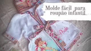 Molde de roupão infantil Facilitado