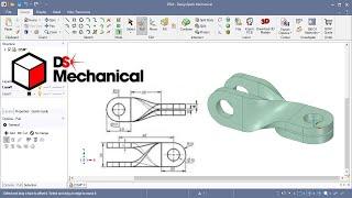 DesignSpark Mechanical #18 Twist effect with "Blend" | Extrude with "Pull'"| Copy with "Move"