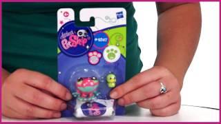 Зверюшки Littlest pet shop Одиночные фигурки с блестками, Лягушка #2387)