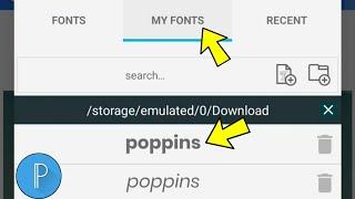 pixellab font add problem fix | pixellab download font adding problem Sahi Karen