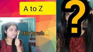 I did my Make-up in *Alphabetical*Order Challenge ||Anindita Vlogs Deb