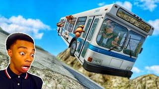 Bus vs Downhill  - [BeamNG.Drive]