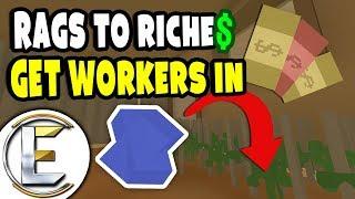 Get Workers In | Unturned RP Rags to Riches Reboot #3 - Berry Island KOS (Roleplay)