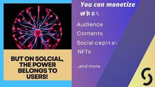 YOUR TIME AND CONTENTS CAN BE MONETIZED ON SOLCIAL, A WEB 3.0 SOCIAL PLATFORM #solcial #crypto #defi