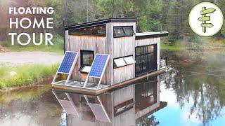 Wow! This Tiny Off-Grid Floating Home is an Absolute Dream! FULL TOUR