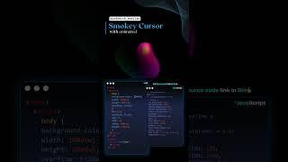 Smokey Effect Cursor #codewith_muhilan #css #coding #Cursor #animated