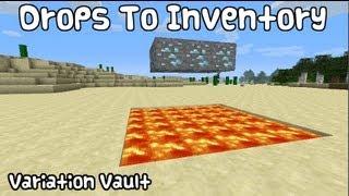 Minecraft Bukkit Plugin - Drops To Inventory - Items that dont drop!