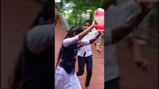 Girls and boys water spray game  College friends #water #students #collegelife #manasilaayo