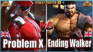 Street Fighter 6 Problem X (M Bison)  Vs  Ending Walker (RYU)Best Room MatchHigh Level Gameplay