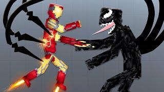 Iron Man FIGHTS Venom - People Playground Mods