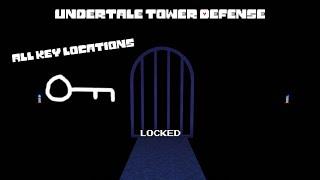 Undertale Tower Defense || Deltarune Tower Defense || - All Broken Key Locations