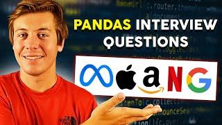 23 Python Pandas Coding Interview Questions [Easy]